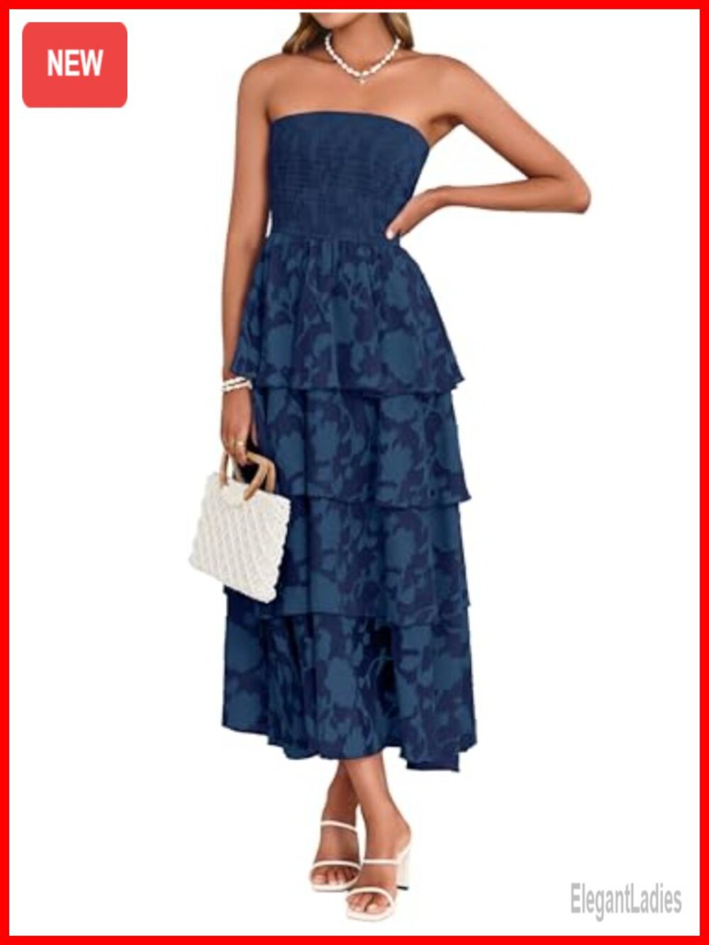 Women's Boho Floral Maxi Dress Lightweight Chiffon Wedding Guest Sundress